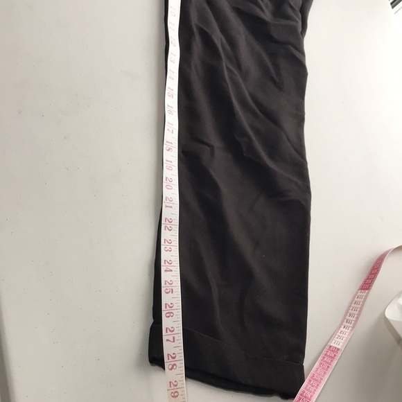 CYNTHIA Rowley brown paper bag waist high rise trouser pants 8 - Picture 10 of 10